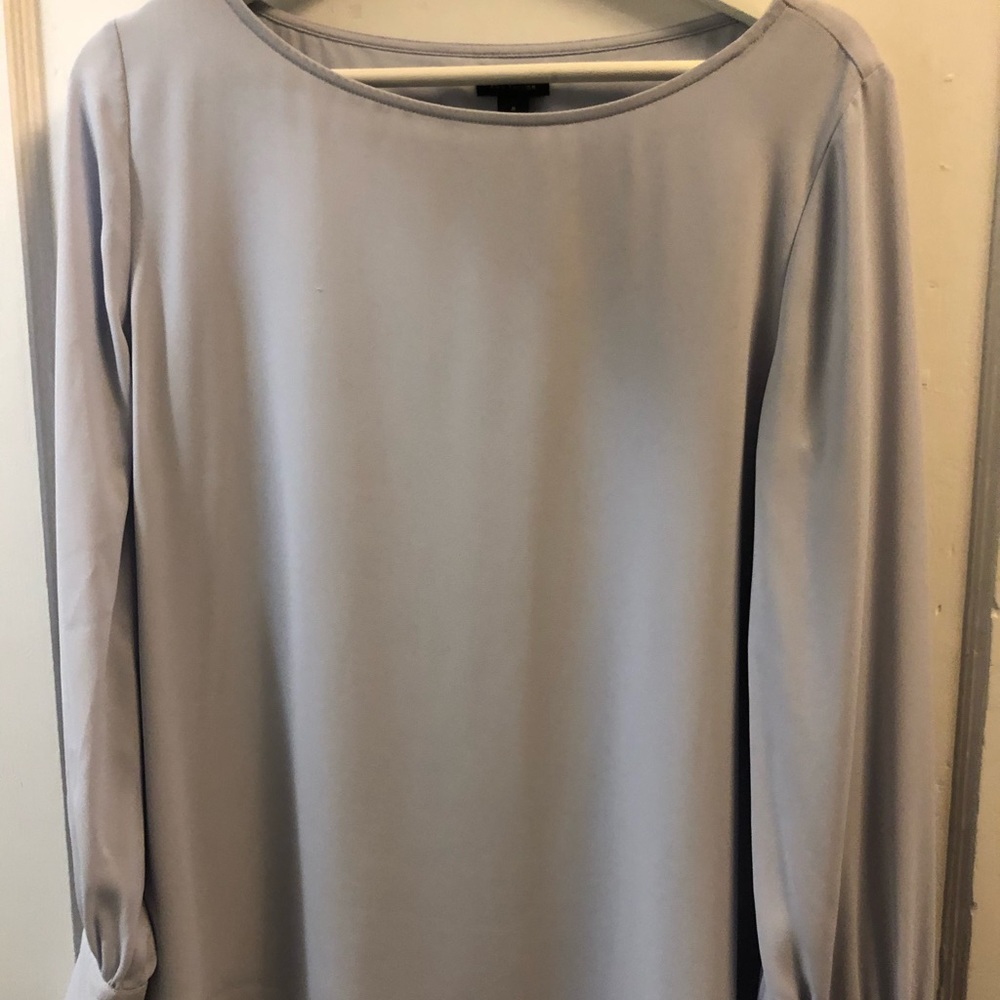 Ann Taylor Light Blue Blouse, Medium